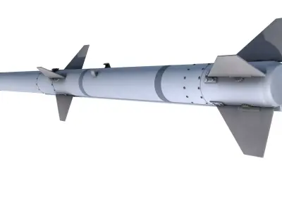 AIM 120 AMRAAM 3D model