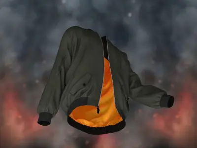 Bomber Jacket 3D model