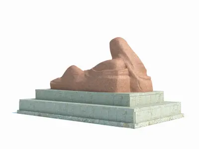 Yellow River Mother Sculpture 3D model