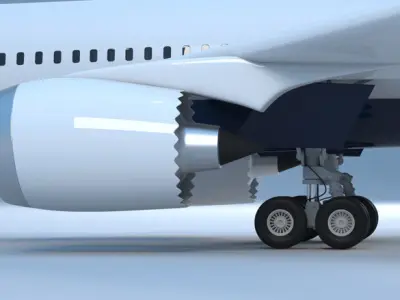 Boeing-787 boeing Low-poly 3D model