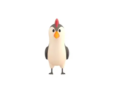 Character300 Woodpecker 3D model