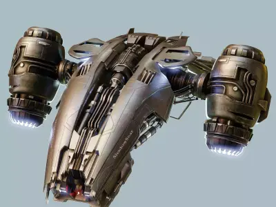 Drone Low-poly 3D model