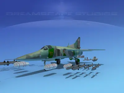 MIG-27 Flogger V03 USSR 3D model