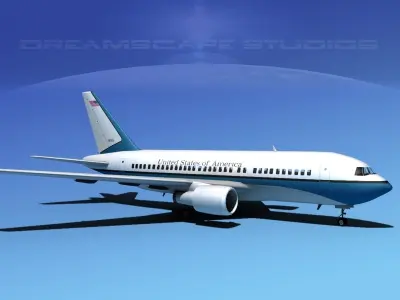 Boeing 767-200ER US Government 3D model