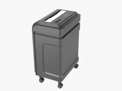 Shredder Low-poly 3D model