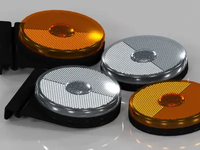 Side light - Luz lateral Free low-poly 3D model