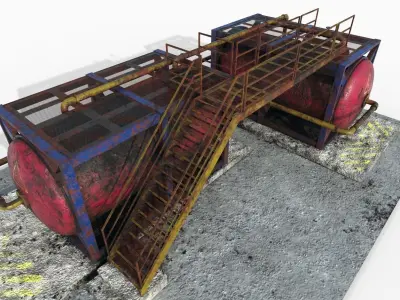 Industrial Set01 Low-poly 3D model