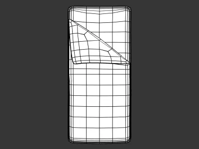 Medieval Crude Accessory Bedroll Low-poly 3D model