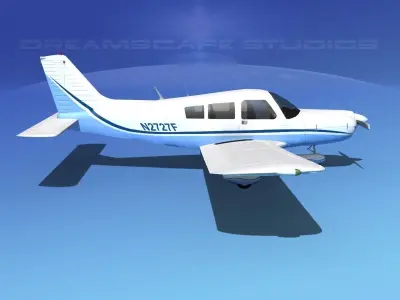 Piper PA-28 V07 3D model