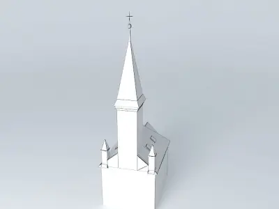 Dunaszerdahelyi Lutheran Church Dunajskostredský evangelický ... Free 3D model