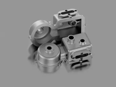 Gearbox cover Free 3D model