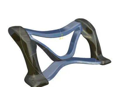 Bloodhound SSC steering wheel CherAn Free 3D model