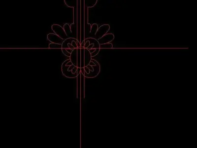 Historic Look Diamond Cross 3D print model