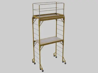 Scaffold 1A Low-poly 3D model