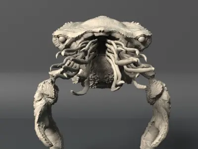 Sea Creature - Highpoly 3D model