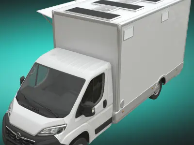 Food Truck Opel Movano 3D model