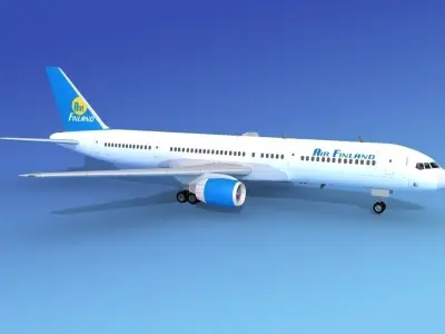Boeing 757-200 Air Finland 3D model