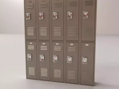Locker V2 3D model