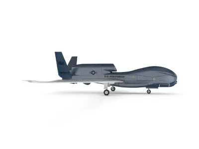Northrop Grumman RQ-4 Global Hawk Aircraft 3D model