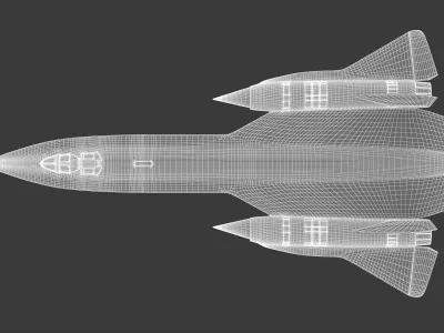 Lockheed SR-71 Blackbird 3D model