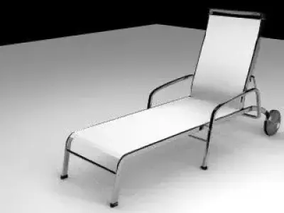 Beach Chair Free 3D model get