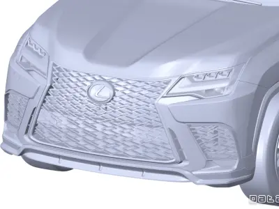2024 LEXUS LX 600 F Sport Handling Complete 3D Scan Surface Data 3D model