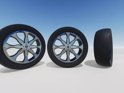 car tire Free 3D model