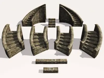 English Garden Masonry Builders Kit 3D model