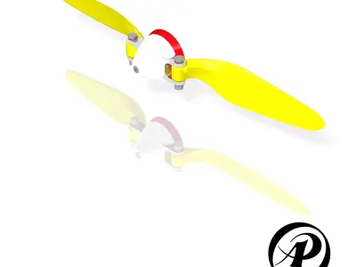Folding Propeller AP-PR-009 9-7 3D print model
