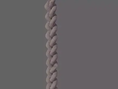 Braided rope Free 3D model