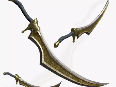 PrincePersia Warrior Within 2 Sword Eagle Free 3D model