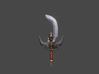 Zeloeman Sword A 57 Low-poly 3D model