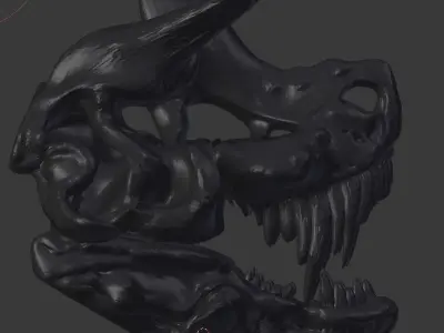 T-Rex Hell Hound remix Free 3D print model