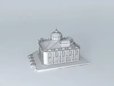 Samara Philharmonic Hall Free 3D model