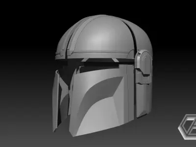 Star Wars - Din Djarin Mandalorian Helmet 3D print model