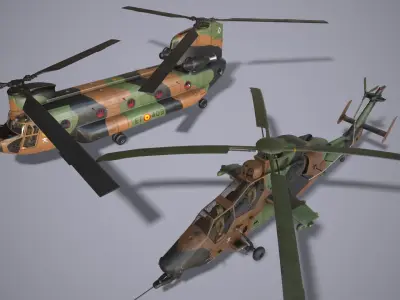 Spanish Army Helicopter Collection 