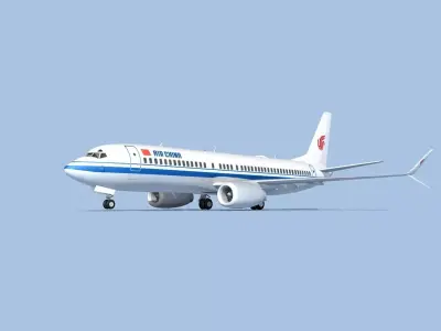 Boeing 737-800 Max Air China 3D model