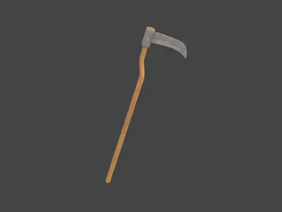 Prop102 Sickle Low-poly 3D model