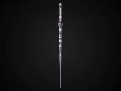 Stylized Elf Sword - Thornweaver - Game Ready 3D model