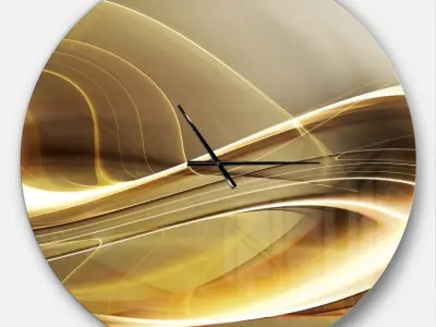 Burnette Elegant Modern Sofa Wall Clock Free 3D model