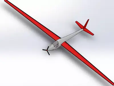 Glider design 3D print model