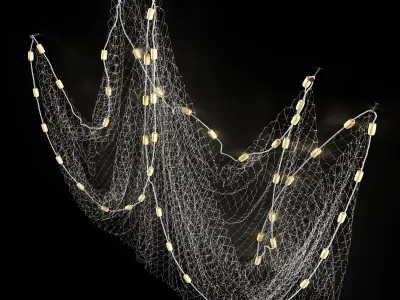 Fishnet fish net 3D model