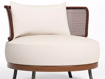 furniture chair Low-poly 3D model