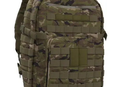 511 Tactical RUSH72 Backpack - Marvelous Designer 3D model