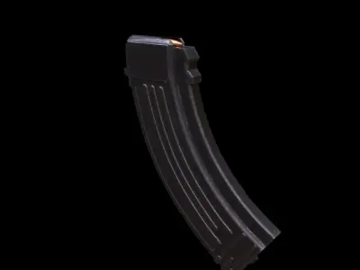 762 x 39 bullet Low-poly 3D model