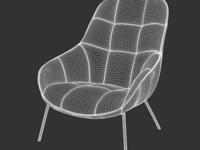  Replica Wendelbo Tang Armchair Model, Peach Pink 