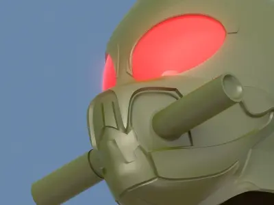 Metal Gear Solid 2 Raiden Scuba Mask for Cosplay 3D print model