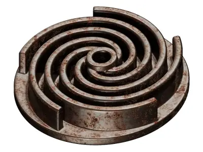 Rusty Vortex Impeller 3D model
