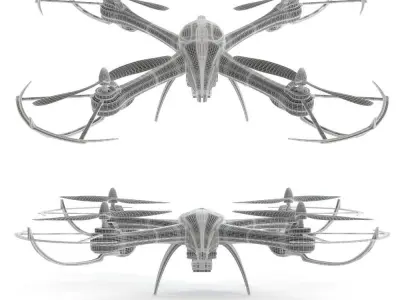 Drone JJRC Tarantula x6 3D model