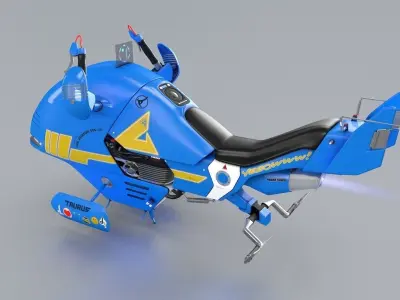 Space Jet TAURUS 3D model